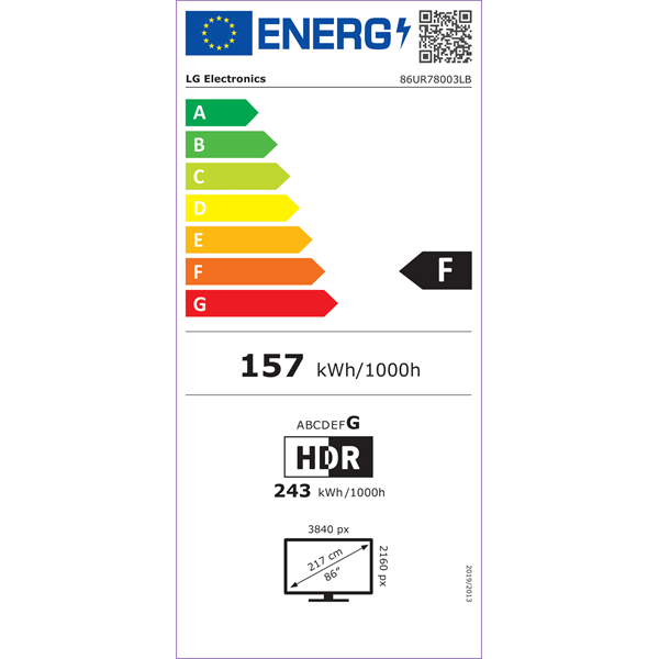 LG 86" 86UR78003LB 4K UHD Smart LED TV