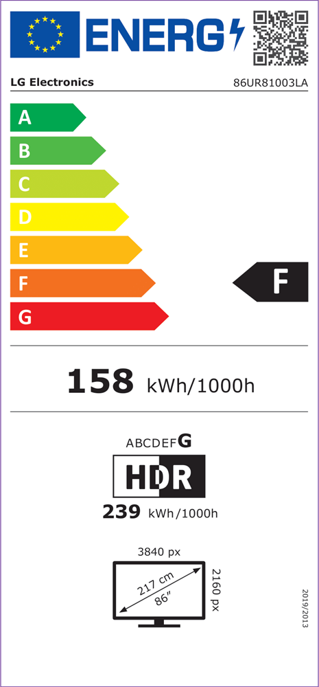 LG 86" 86UR81003LA 4K UHD Smart LED TV