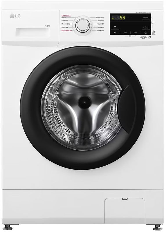 LG F2J3WSBWE fehér, elöltöltős, max.1200ford., 6,5 kg, mosógép