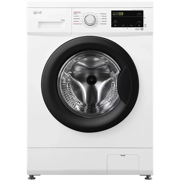 LG F2J3WSBWE fehér, elöltöltős, max.1200ford., 6,5 kg, mosógép (Újszerű)