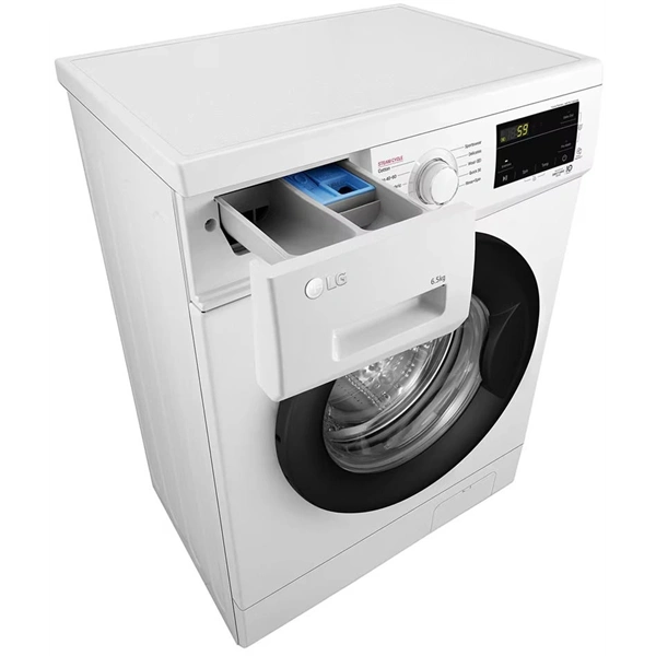 LG F2J3WSBWE fehér, elöltöltős, max.1200ford., 6,5 kg, mosógép (Újszerű)