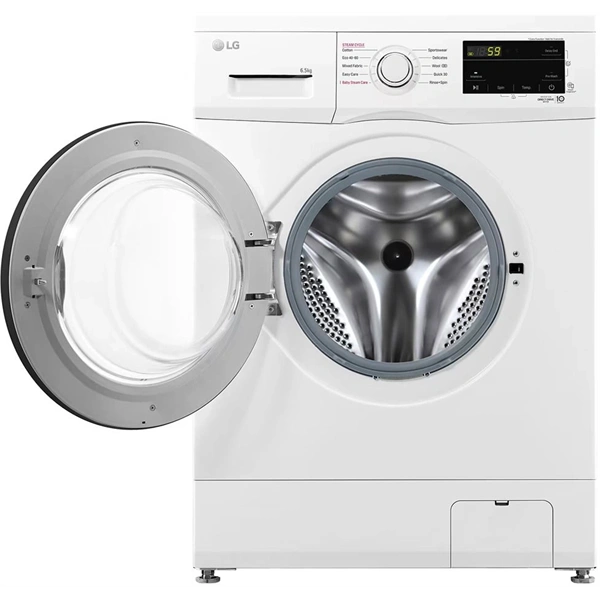 LG F2J3WSBWE fehér, elöltöltős, max.1200ford., 6,5 kg, mosógép (Újszerű)