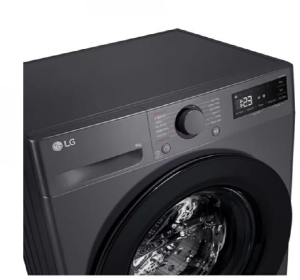 LG F2WR508SBM inox, elöltöltős, keskeny, max.1200ford., 8 kg, mosógép (Újszerű)