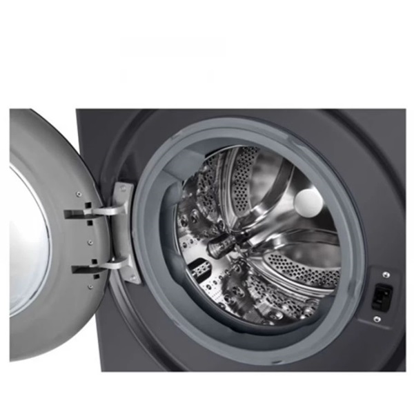 LG F2WR508SBM inox, elöltöltős, keskeny, max.1200ford., 8 kg, mosógép (Újszerű)