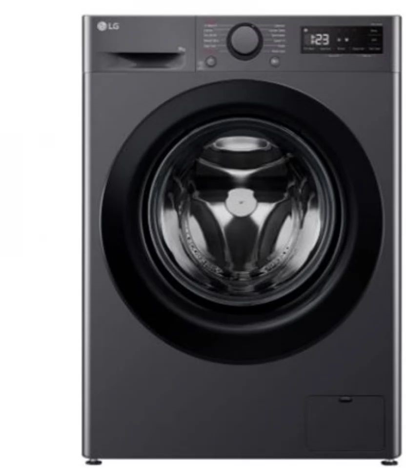 LG F2WR508SBM inox, elöltöltős, keskeny, max.1200ford., 8 kg, mosógép (Újszerű)