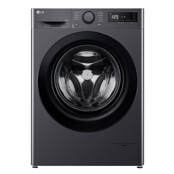 LG F2WR508SBM inox, elöltöltős, keskeny, max.1200ford., 8 kg, mosógép (Újszerű)