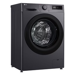 LG F2WR508SBM inox, elöltöltős, keskeny, max.1200ford., 8 kg, mosógép (Újszerű)