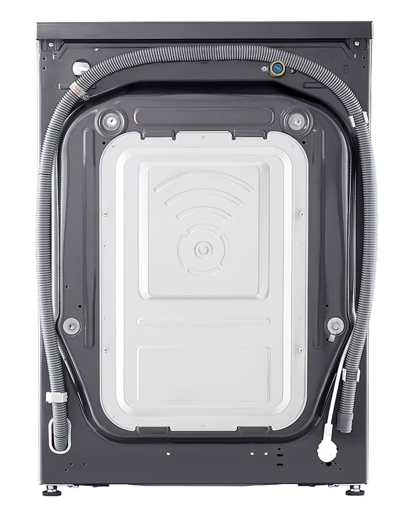 LG F2WR508SBM inox, elöltöltős, keskeny, max.1200ford., 8 kg, mosógép (Újszerű)