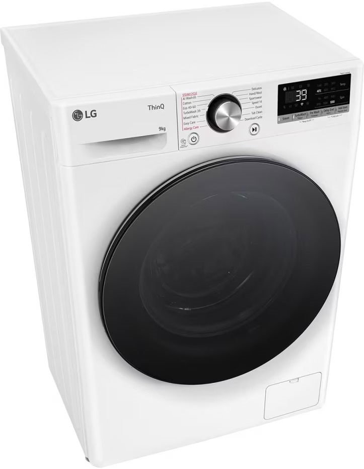 LG F2WR709S2W fehér, elöltöltős, max.1200ford., 9 kg, mosógép