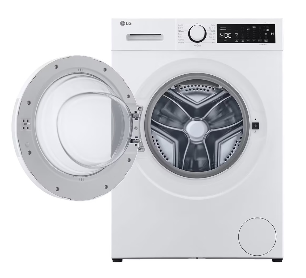 LG F2WT208S0E fehér, elöltöltős, max.1200ford., 8 kg, mosógép