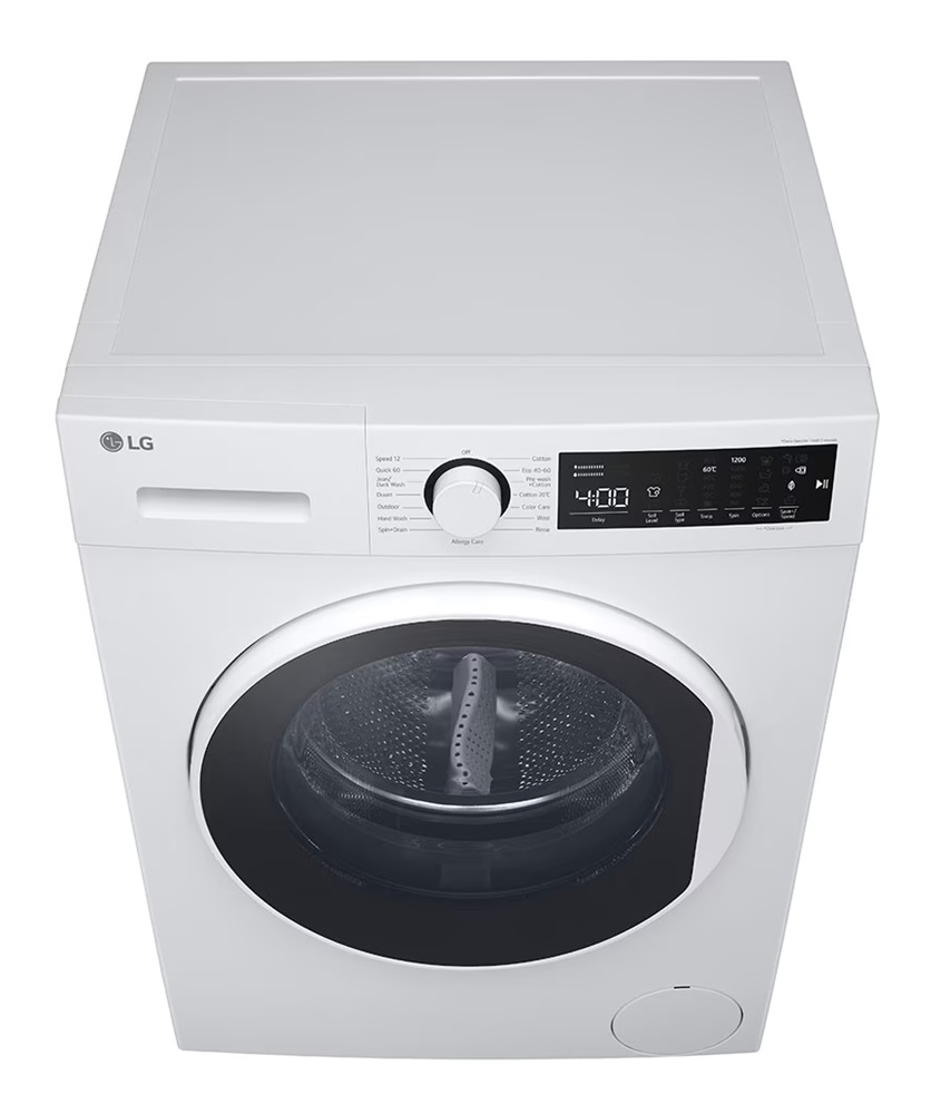 LG F2WT208S0E fehér, elöltöltős, max.1200ford., 8 kg, mosógép
