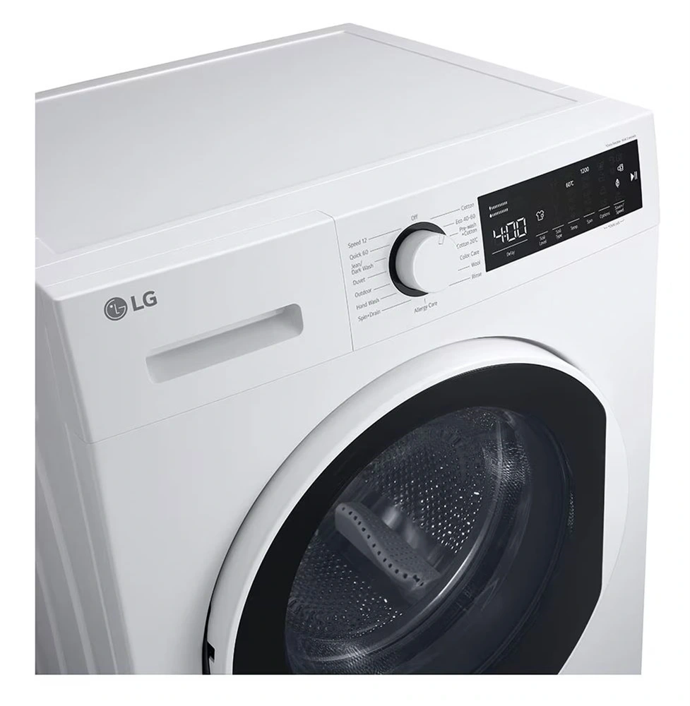 LG F2WT208S0E fehér, elöltöltős, max.1200ford., 8 kg, mosógép (Újszerű)