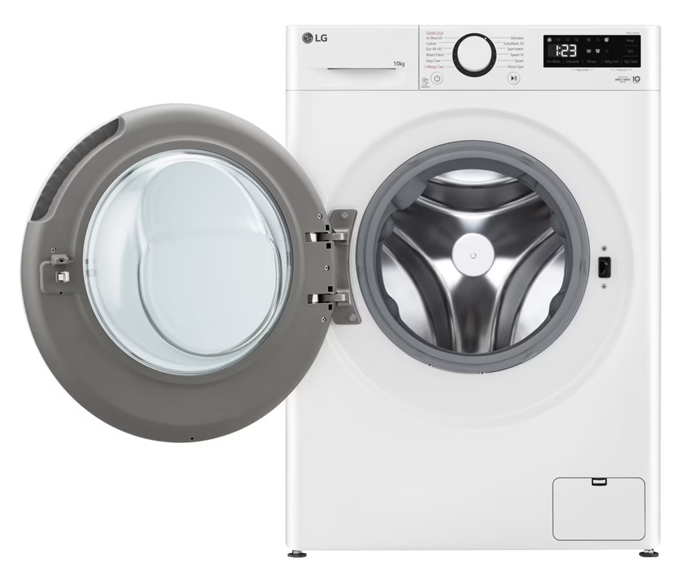 LG F4WR510S0W fehér, elöltöltős, max.1400ford., 10 kg, mosógép