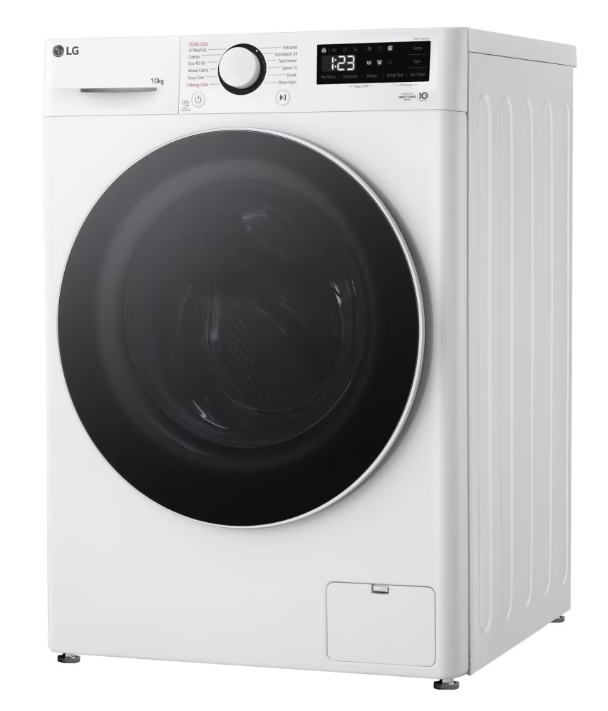 LG F4WR510S0W fehér, elöltöltős, max.1400ford., 10 kg, mosógép