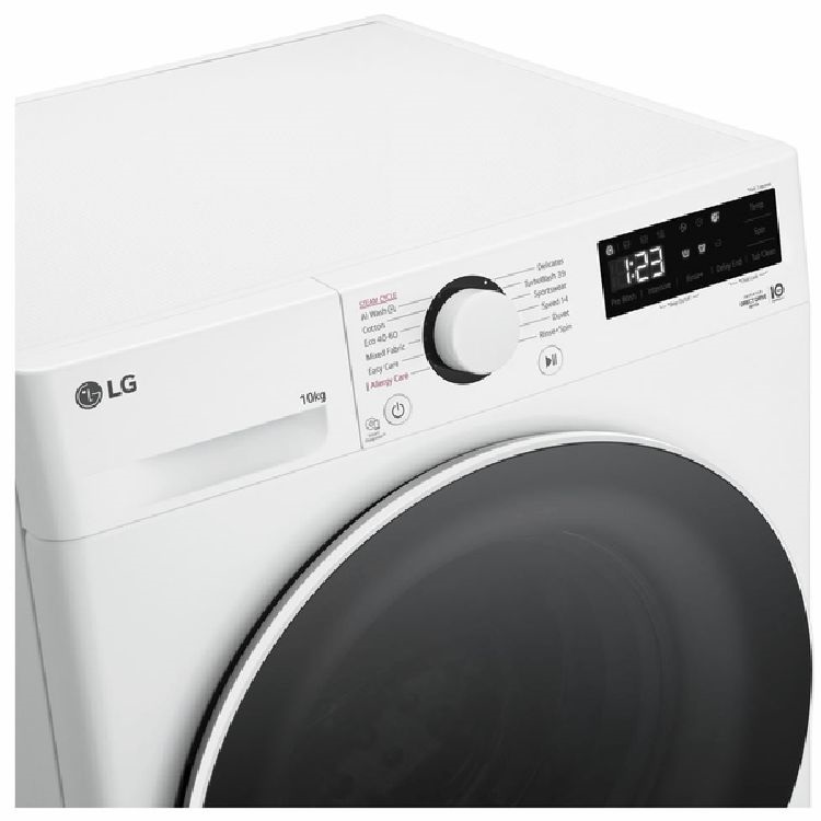 LG F4WR510S0W fehér, elöltöltős, max.1400ford., 10 kg, mosógép