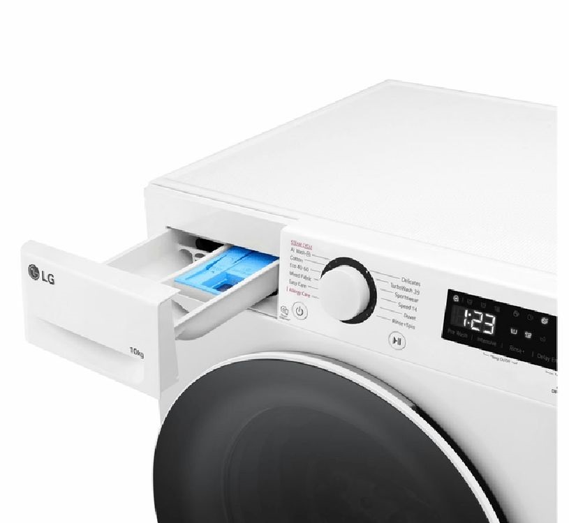 LG F4WR510S0W fehér, elöltöltős, max.1400ford., 10 kg, mosógép
