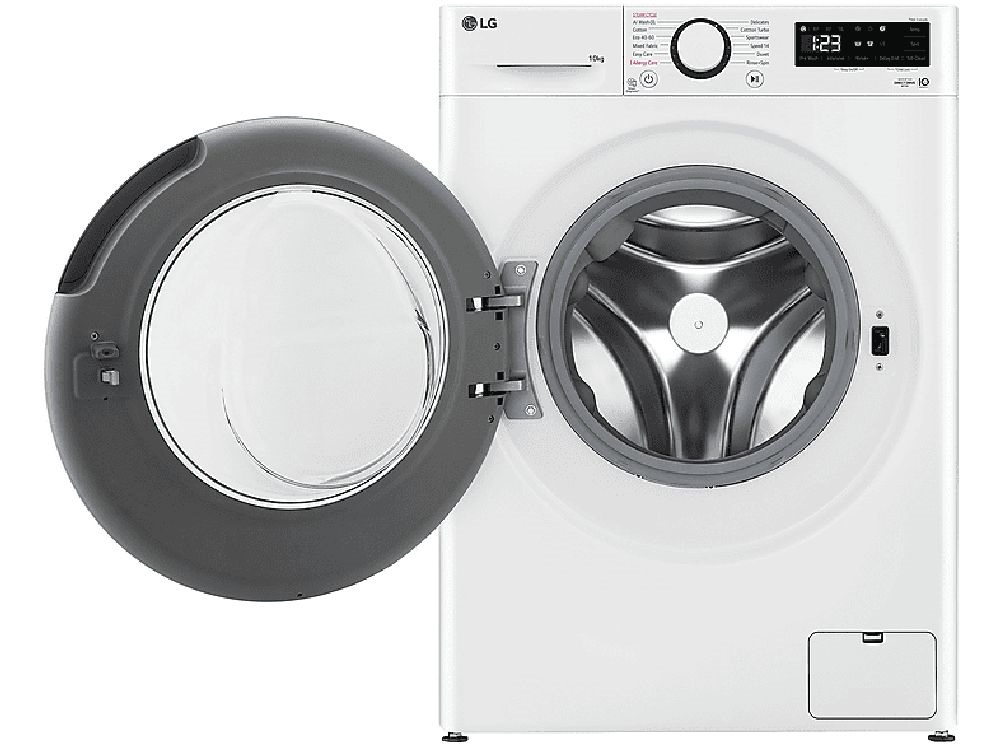 LG F4WR510SBW fehér, elöltöltős, max.1400ford., 10 kg, mosógép
