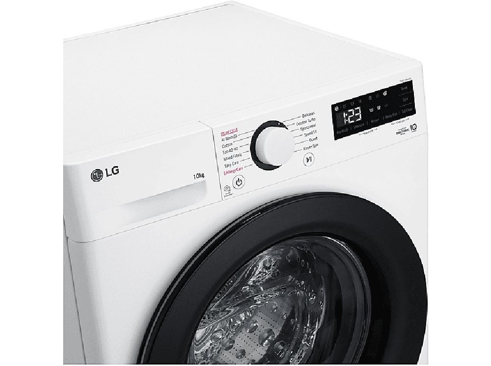 LG F4WR510SBW fehér, elöltöltős, max.1400ford., 10 kg, mosógép