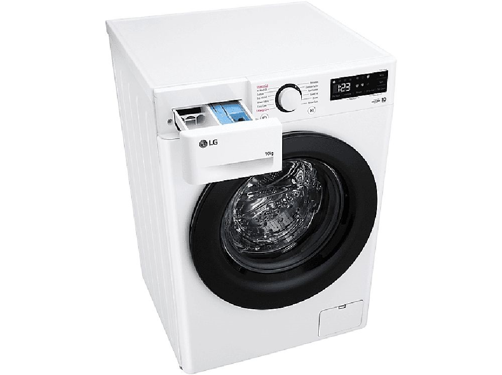 LG F4WR510SBW fehér, elöltöltős, max.1400ford., 10 kg, mosógép