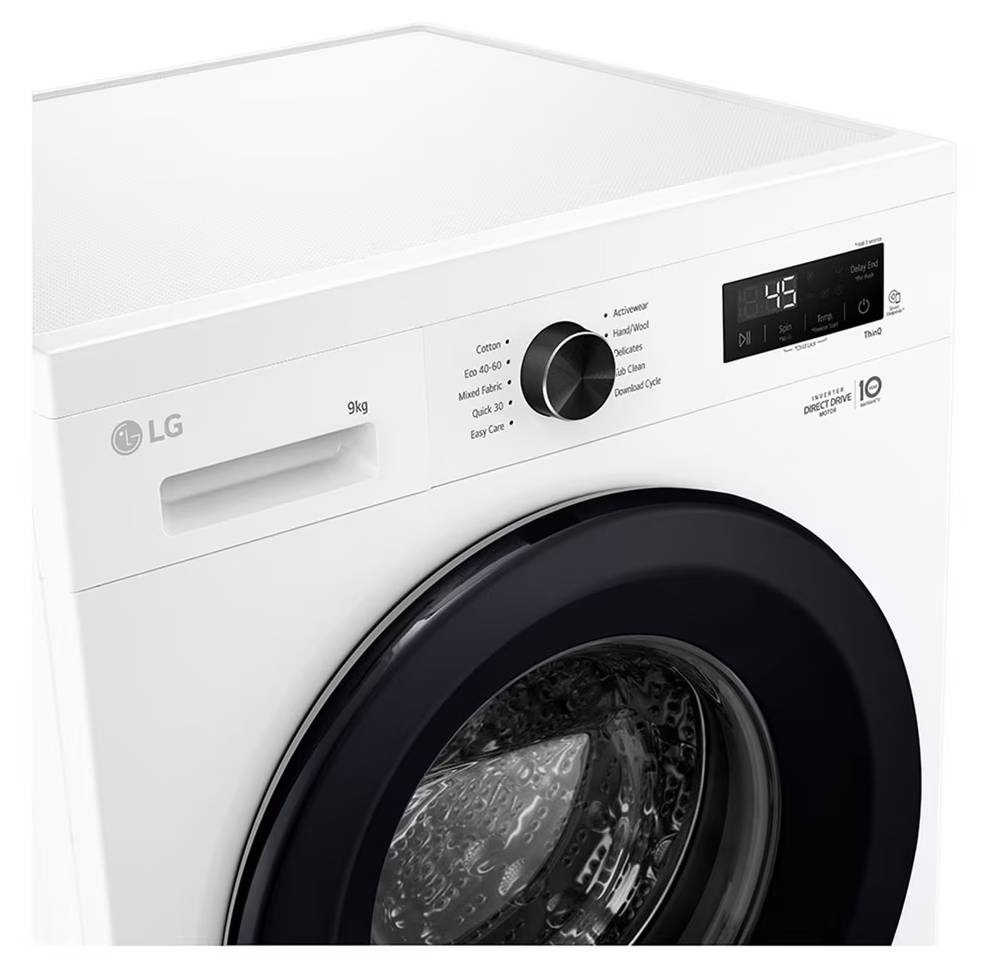 LG F4X1009NWK fehér, elöltöltős, max.1350ford., 9 kg, mosógép