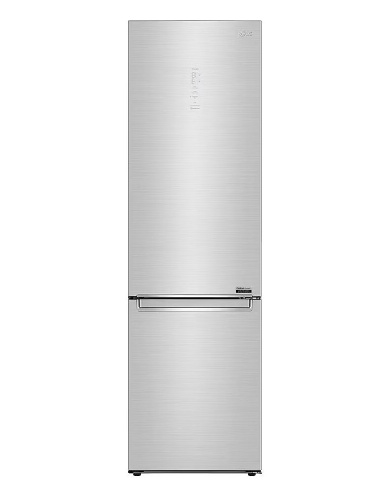 LG GBB92STABP inox, alulfagyasztós, Hűtő:277L, Fagyasztó:107L, DoorCooling + LINEAR Cooling hűtőszekrény (Használt - B)