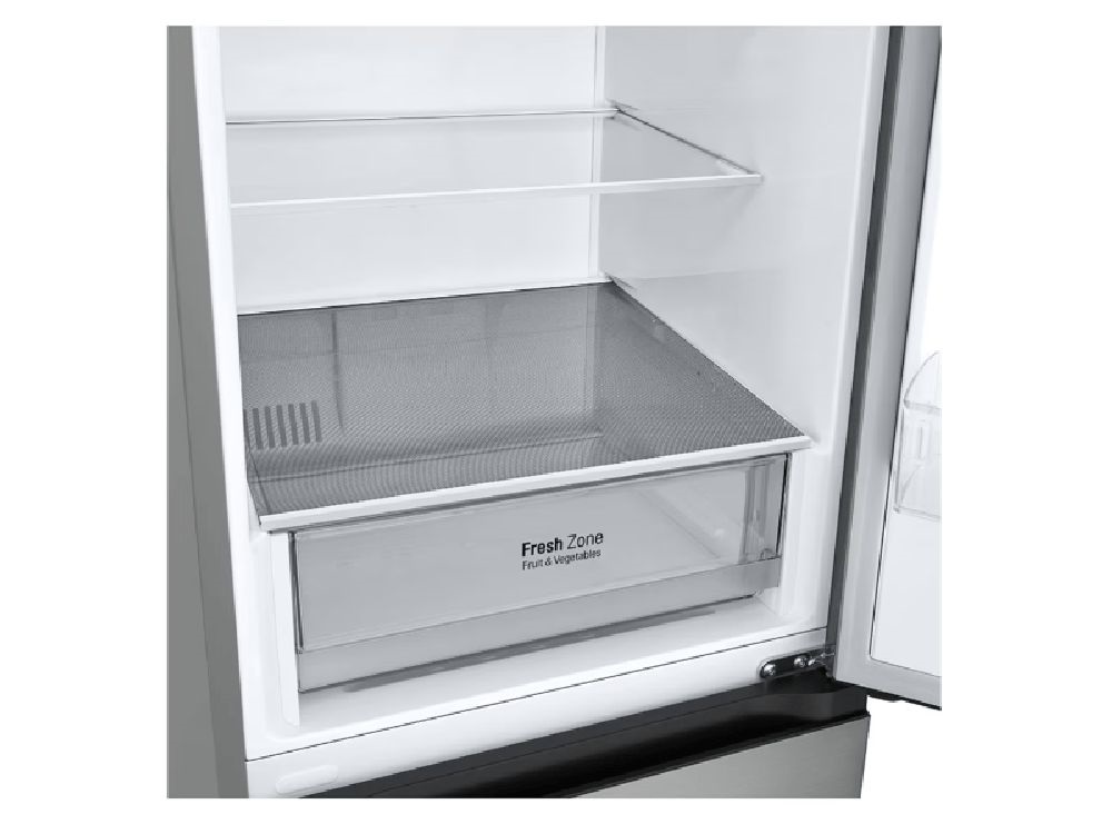 LG GBV21L0EPY ezüst, alulfagyasztós, Hűtő:234L, Fagyasztó:110L, DoorCooling + LINEAR Cooling hűtőszekrény