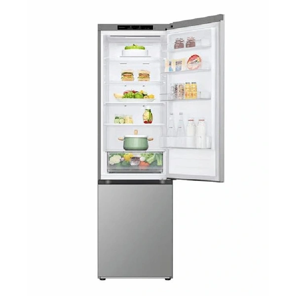 LG GBV22L0EPY ezüst, alulfagyasztós, Hűtő:277L, Fagyasztó:110L, DoorCooling + LINEAR Cooling hűtőszekrény (Használt - A)