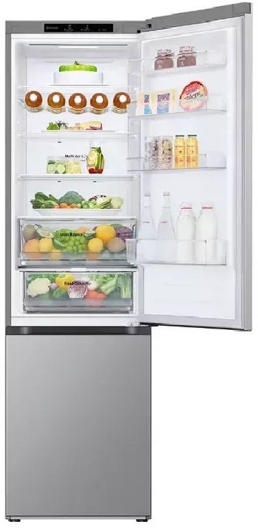 LG GBV3200CPY mattezüst, alulfagyasztós, Hűtő:277L, Fagyasztó:110L, DoorCooling hűtőszekrény (Újszerű)