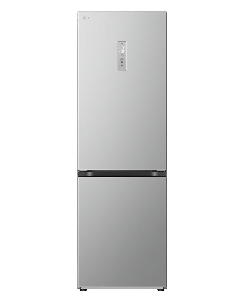 LG GBV5150DPY hamvasezüst, alulfagyasztós, Hűtő:234L, Fagyasztó:110L, DoorCooling + LINEAR Cooling hűtőszekrény