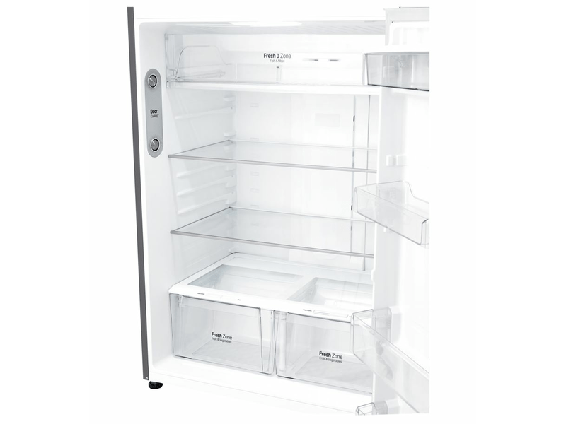 LG GTF916PZPED ezüst, felülfagyasztós, Hűtő:418L, Fagyasztó:174L, Total No frost hűtőszekrény