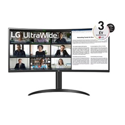 LG 34" 34WR55QC UWQHD 100Hz HDMI/DP/USB-C/USB ívelt monitor