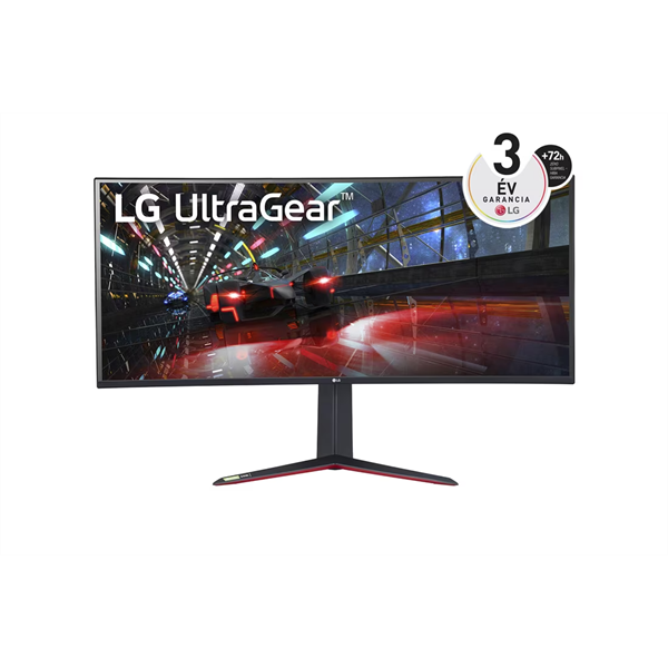 LG 37,5" 38GN950P WQHD+ Nano IPS 160Hz HDMI/DP/USB ívelt gamer monitor