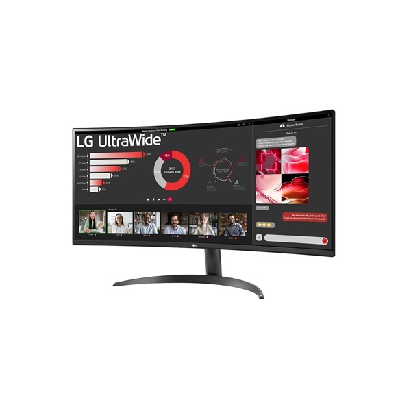 LG 34" 34WR50QC UWQHD VA HDMI/DP ívelt monitor