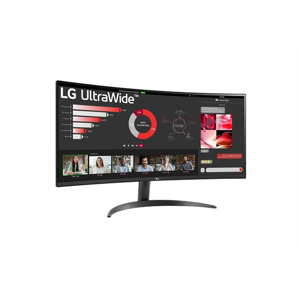 LG 34" 34WR50QC UWQHD VA HDMI/DP ívelt monitor