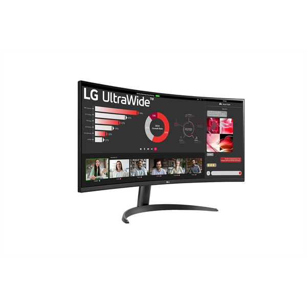 LG 34" 34WR50QC UWQHD VA HDMI/DP ívelt monitor