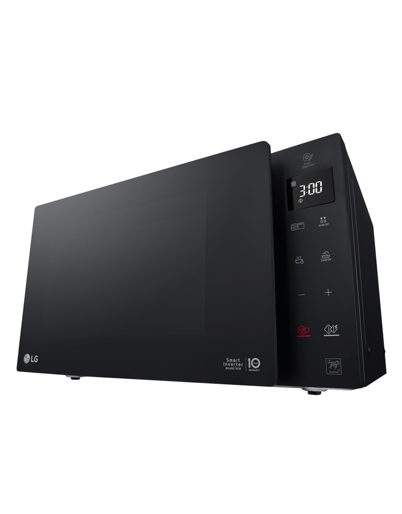 LG MH6535GIS 1000W 25L fekete grillezős mikrohullámú sütő