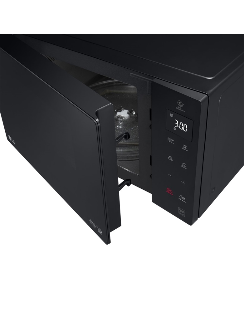 LG MH6535GIS 1000W 25L fekete grillezős mikrohullámú sütő