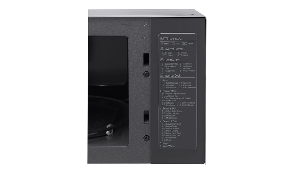 LG MH6565CPS 1150W 25L inox mikrohullámú sütő