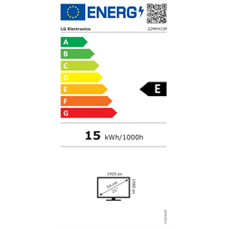 LG 22" 22MP410P-B FHD VA HDMI/VGA gamer monitor