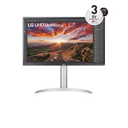 LG 27" - 27UP85NP-W UHD IPS HDMI/DP/USB-C gamer monitor