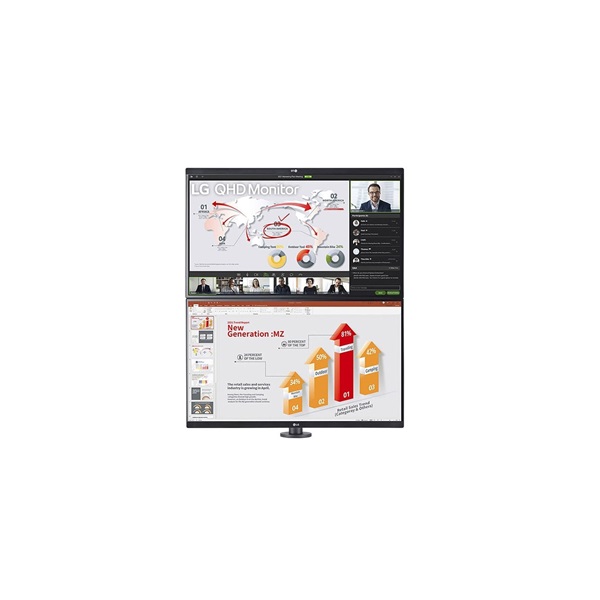 LG 27" Ergonomic 27QP88DP-BS Dual QHD IPS HDMI/DP/USB-C monitor