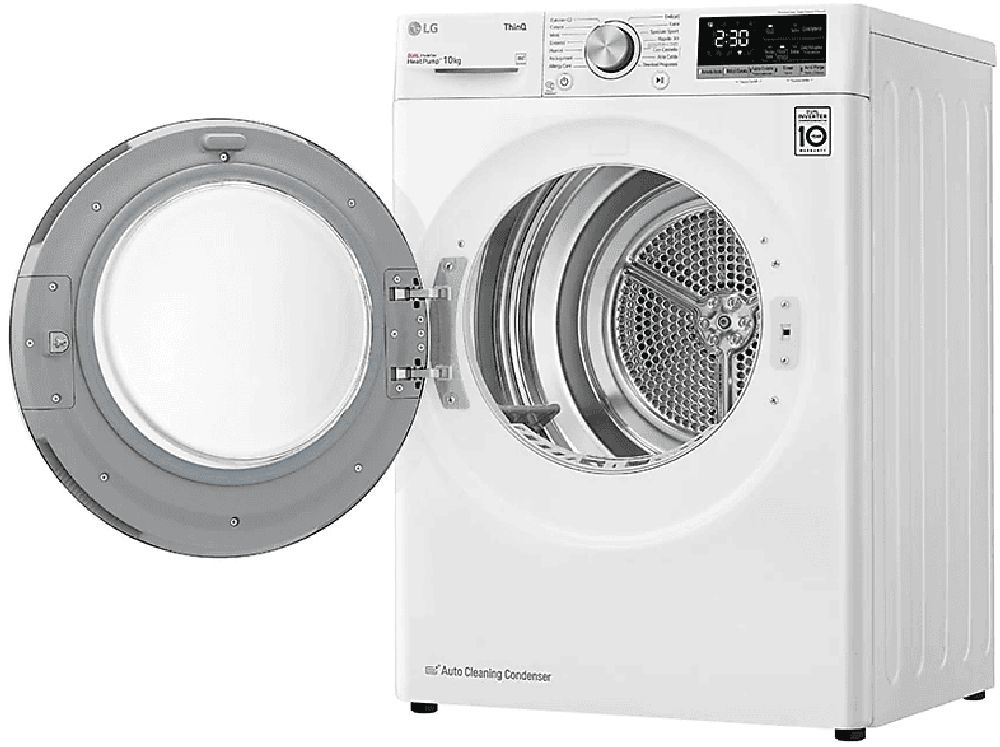 LG RH10V9AV4W fehér, 10 kg, hőszivattyús, szárítógép