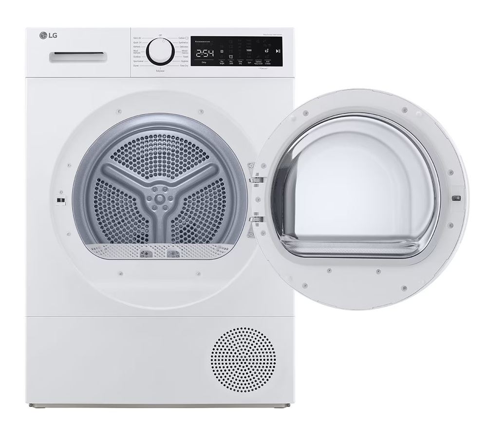 LG RH80T2AP6M fehér, 8 kg, hőszivattyús, szárítógép