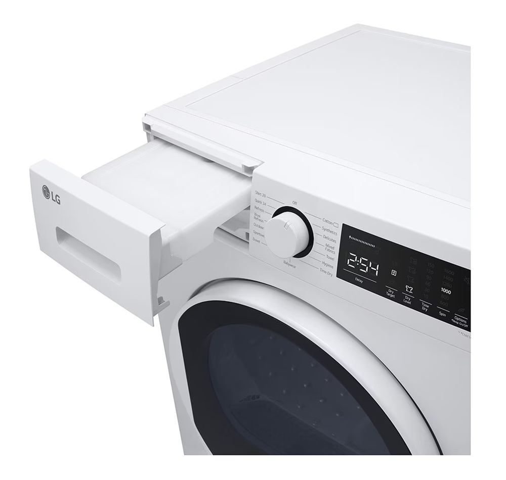 LG RH80T2AP6M fehér, 8 kg, hőszivattyús, szárítógép