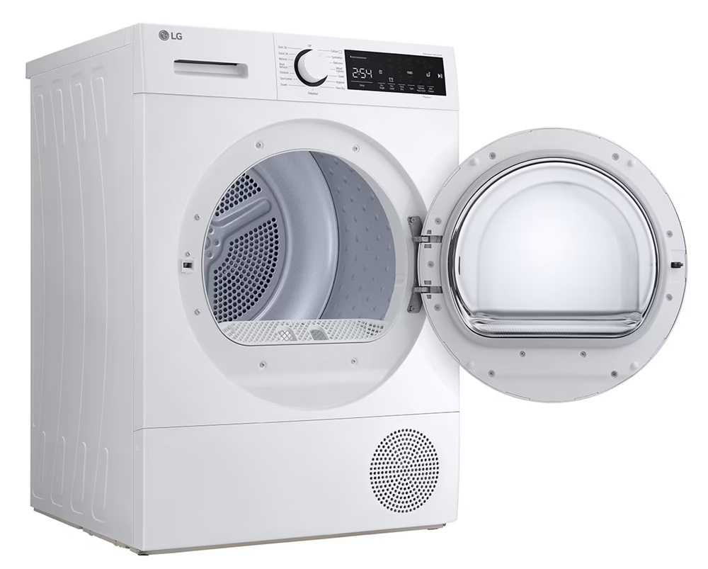 LG RH80T2AP6M fehér, 8 kg, hőszivattyús, szárítógép