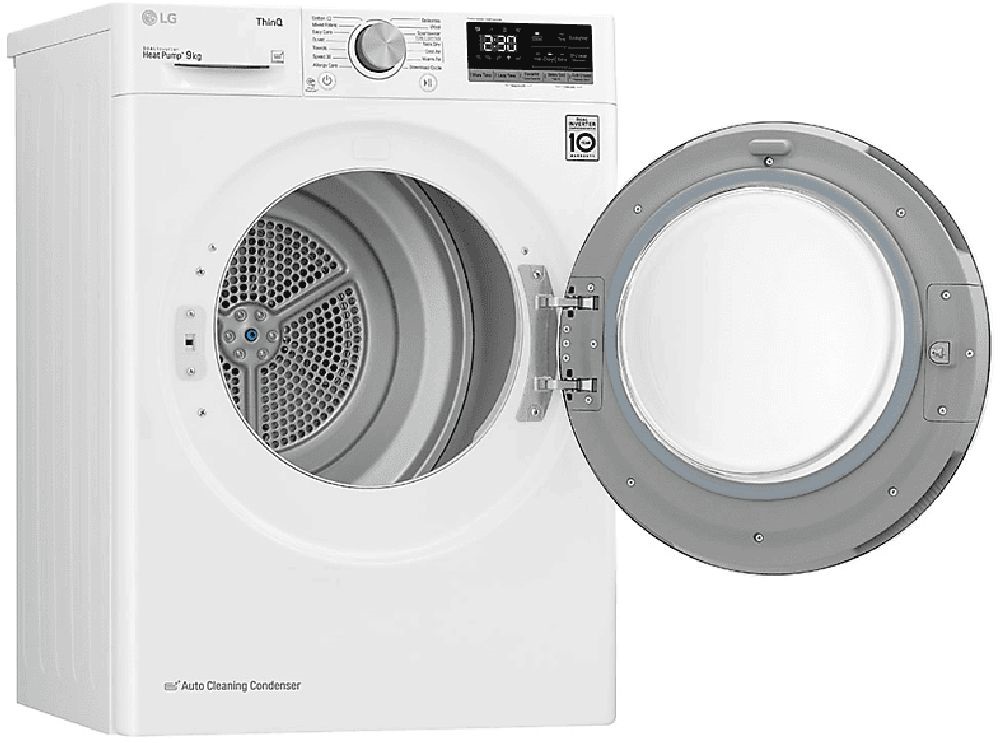 LG RH80V3AV6N fehér, 8 kg, hőszivattyús, szárítógép