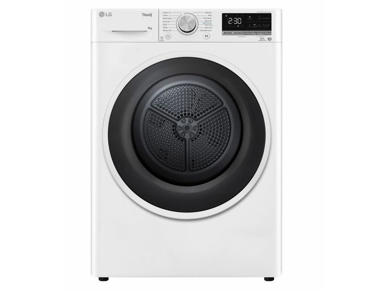 LG RH90V5AV6N fehér, 9 kg, hőszivattyús, szárítógép