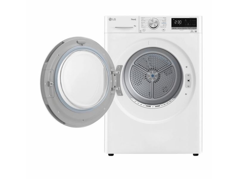 LG RH90V5AV6N fehér, 9 kg, hőszivattyús, szárítógép