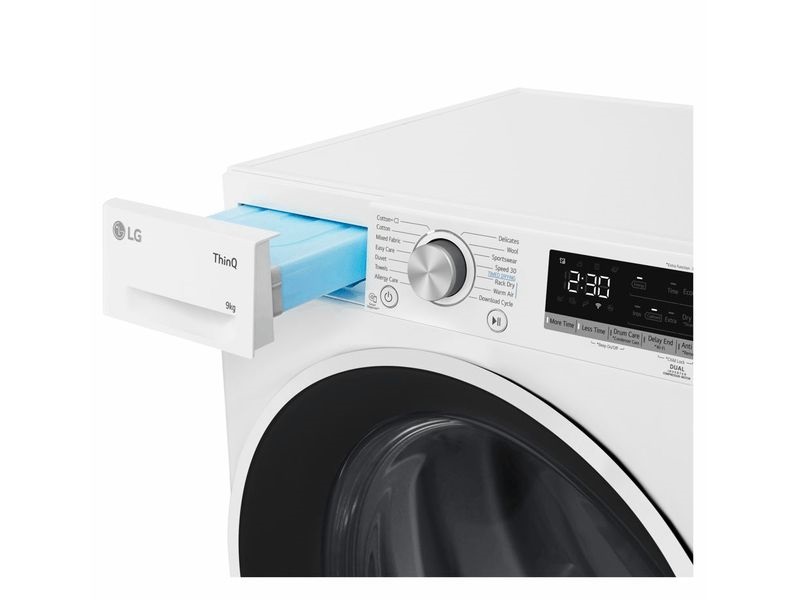 LG RH90V5AV6N fehér, 9 kg, hőszivattyús, szárítógép