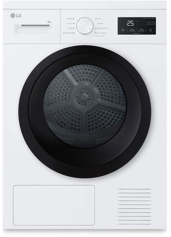 LG RHA1008NWK fehér, 8kg, hőszivattyús szárítógép